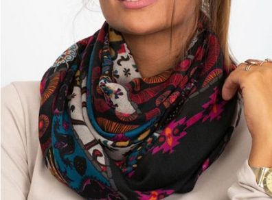 Colourful Scarf - Boho Style - lovely gift