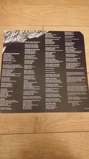 Europe - "The Final Countdown" album on vinyl