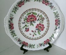 Vintage  'Vivaldi '  Handled Cake Plate