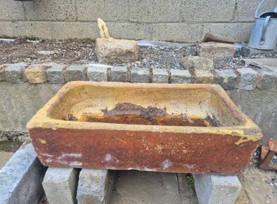 old garden sink