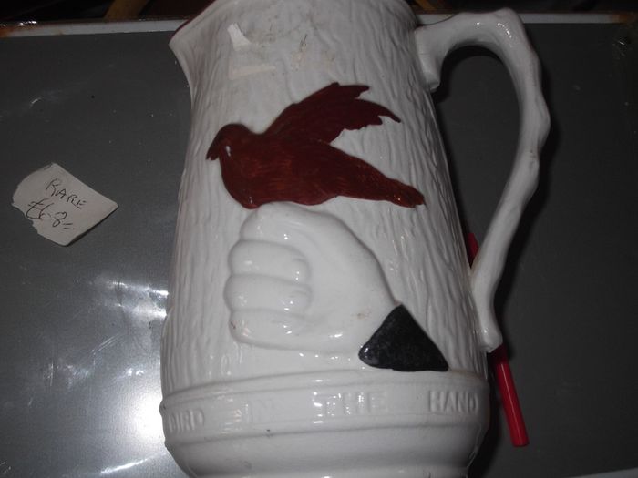 a rare stafforshire jug c1860