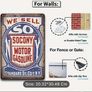 Collection retro gasoline tin signs free postage Image 2
