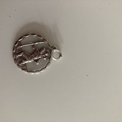 Price drop Sterling silver St Christopher pendant