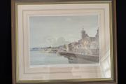 Francis Russell Flint Signed Limited Edition Print "Fete Day, St Tropez" (5/500) - Framed