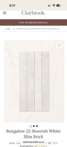 Slim brick tiles 4m2