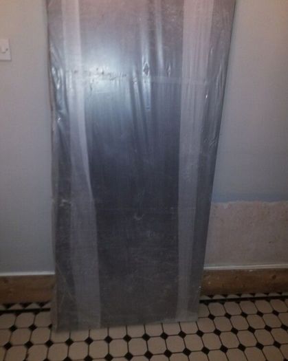 One Door  Brand New Seattle 3-Panel Black Solid Interior Door