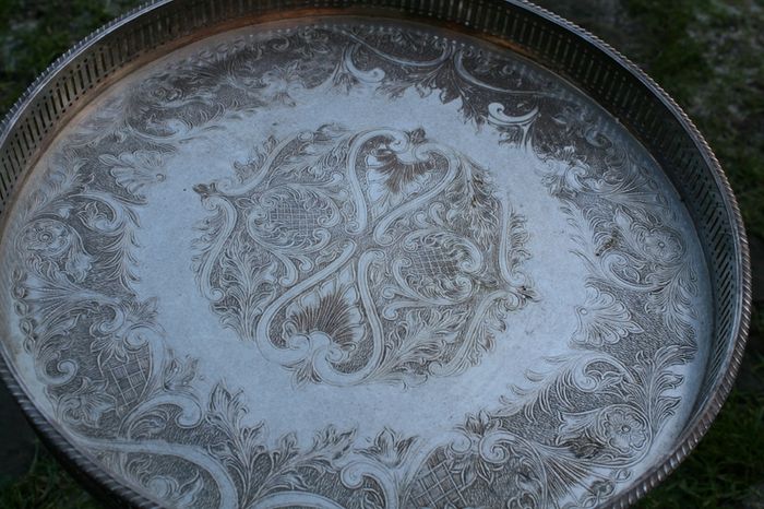 Vintage silver plated Tray