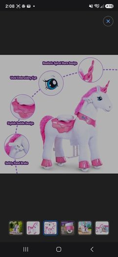 ride on pony toy nearly brand new berly used