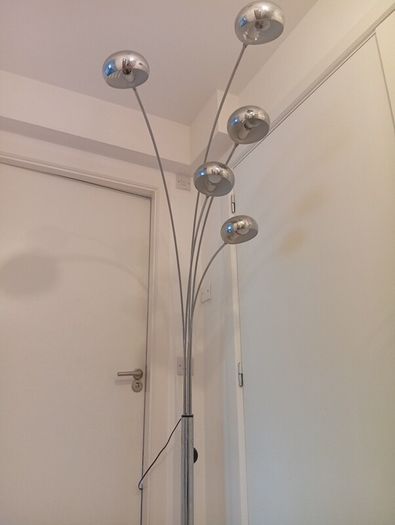 Deluxe Arch 5 Lights Chrome Floor lamp