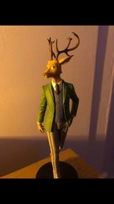 Beastars PopUp Parade Louis statue, signed by voice actor Griffin Puatu