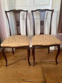 Pair of dining chairs