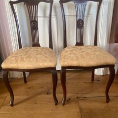 Pair of dining chairs