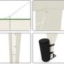 3x3m Pop Up Gazebo with 4 Leg Weight Bags, Folding Party Tent for Garden Outdoor, White (FREE POSTAGE) Image 4