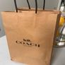 Brand New Coach zip around wallet in signature print Image 8