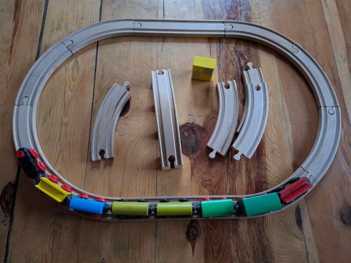 Wooden Train track