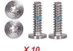 10 X 5 Point Star Pentalobe Bottom Screws for iPhone 4 4S 5