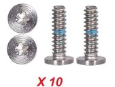 10 X 5 Point Star Pentalobe Bottom Screws for iPhone 4 4S 5