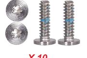 10 X 5 Point Star Pentalobe Bottom Screws for iPhone 4 4S 5