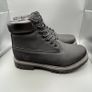Timberland Men's UK 8W Black Premium Suede 6 inch Waterproof Boots - Excellent Image 5