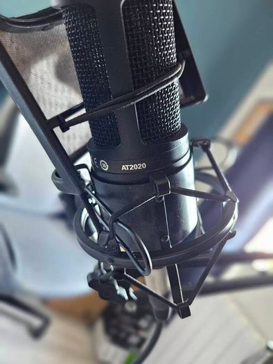 Audio-Technica AT2020 XLR Condenser Microphone + Streaming Setup