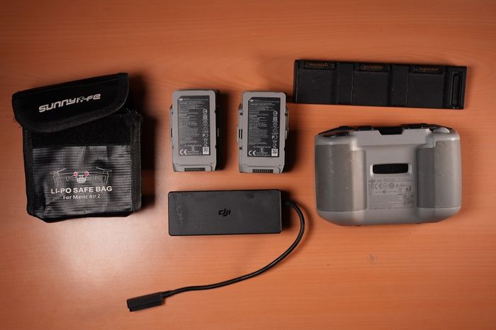 DJI Air 2 Batteries x3 + Charger + Remote