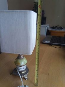 brass,onyx lamp