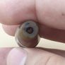 Vintage Middle Eastern Yemeni Suliemani Natrual Eye Agate Bead Amulet Image 9
