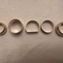 Antique sterling silver napkin rings Image 6