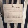 navy and white striped playsuit from misguided Image 5