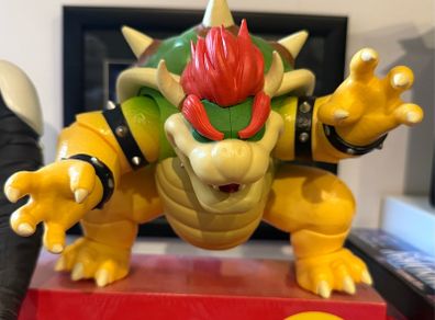 Bowser Figure - The Super Mario Bros. Movie Fire Breathing Effect