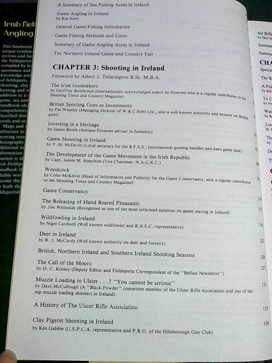 Irish fieldsports & angling handbook Ireland 1984