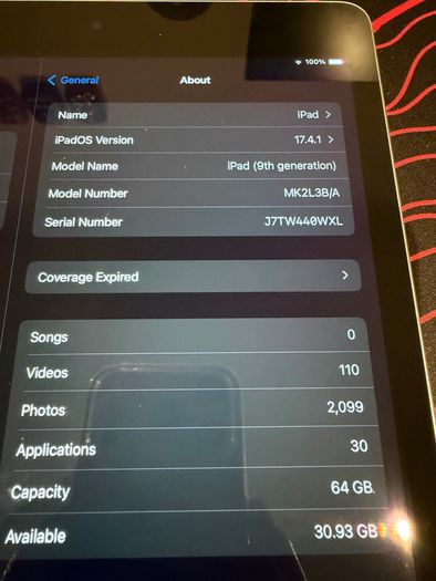 Ipad 9th Generation 64GB