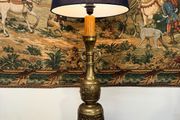 A Very Unique Large Brass Table Lamp.