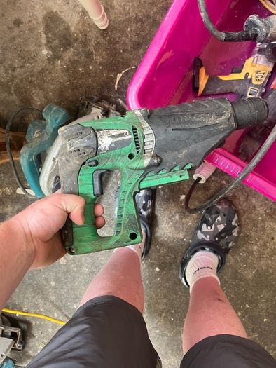 job lot of power tools