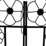 Metal Garden Arch With Gate Outdoor Climbing Plants - FREE DELIVERY NATIONWIDE Image 3