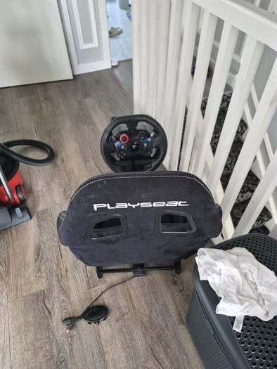 Logitech PlayStation steering wheel and chair