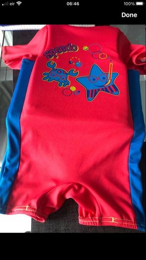 Girls speddo floating suit age 2/3