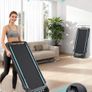 Treadmill for Home Foldable, 12km/h Folding Treadmill with 12% Incline, 2.75HP Quiet Walking Pad with Handle Bar, Bluetooth App & Magnetic Remote Control, 300LBS Capacity, LED Display Image 4