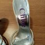 Chloe ladies champagne and diamante high heel sandals size 3 /Eu 36 Image 9