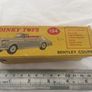 Dinky 194, Bentley Coupe box. In ok condition Image 4