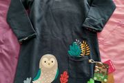 Frugi pick a boo reversible dress 4-5 y