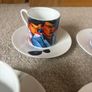 A Set of 6 Knuttel Tipperary Crystal Nespresso Cups and Saucers Image 6
