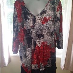 Marina Kaneva Plus Lovely Tunic size UK18/20 Loose fiiting Postage included