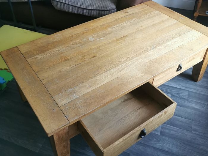 Cherry Wood Large Coffee Table