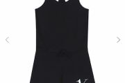 Calvin klein black playsuit with pockets