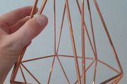Rose gold ceiling light