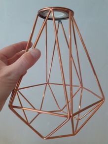 Rose gold ceiling light