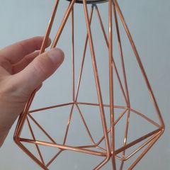 Rose gold ceiling light
