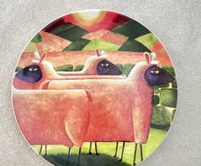 Graham Knuttel "Red Sky At Night" Limited Edition Plate