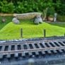 Model train river scene Image 5